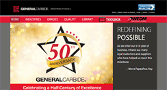 Desktop Screenshot of generalcarbide.com